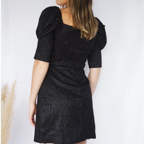 Glamorous brand Black Soiree Mini black dress - Picture 3 of 8